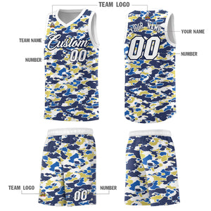 Custom Personalized Camo Sets Sports Uniform Basketball Jersey