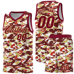 Custom Personalized Camo Sets Sports Uniform Basketball Jersey