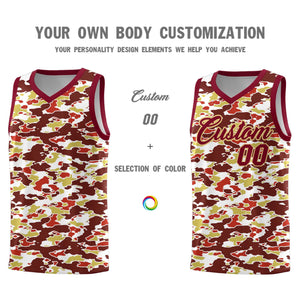 Custom Personalized Camo Sets Sports Uniform Basketball Jersey