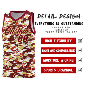 Custom Personalized Camo Sets Sports Uniform Basketball Jersey