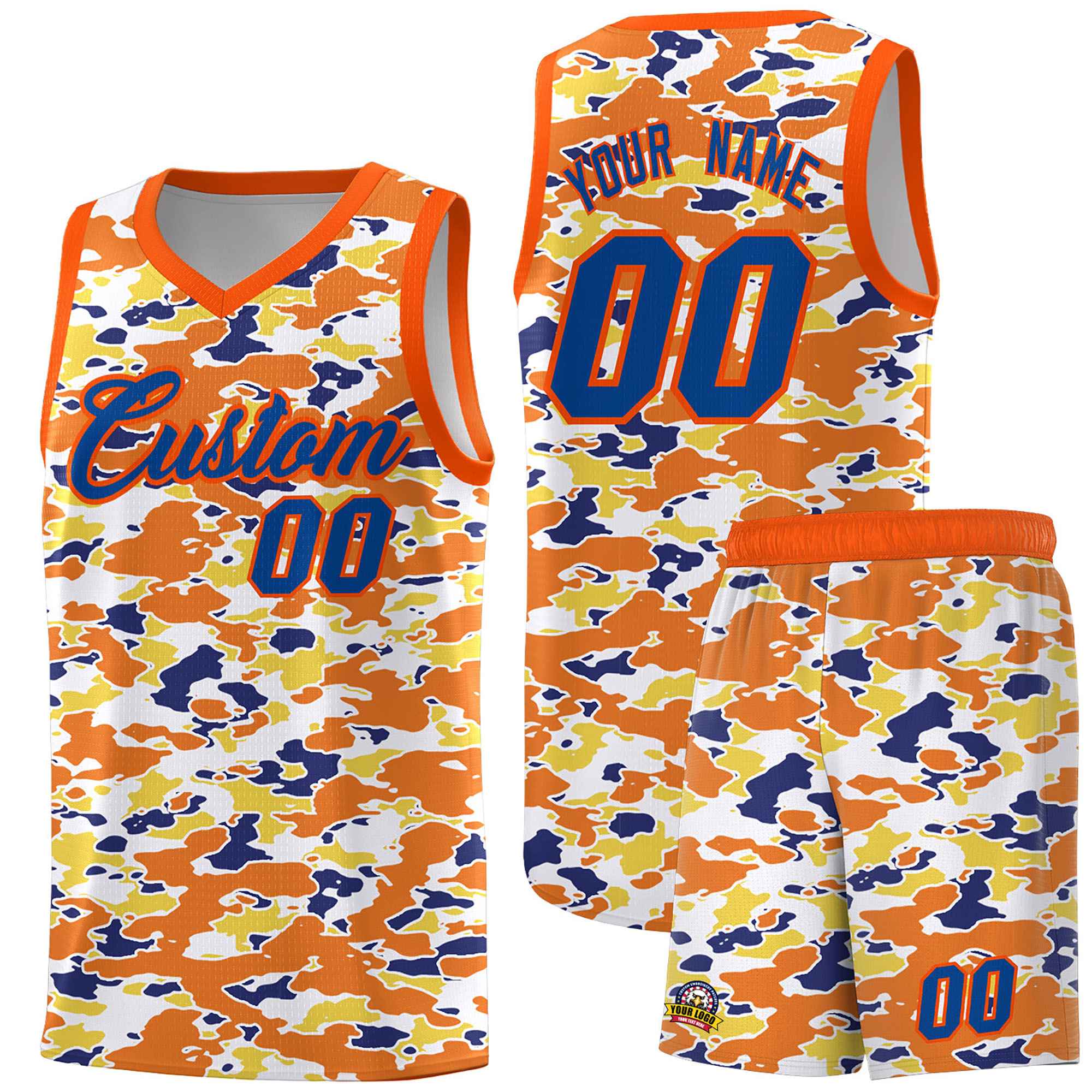 Custom Personalized Camo Sets Sports Uniform Basketball Jersey