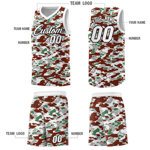 Custom Personalized Camo Sets Sports Uniform Basketball Jersey