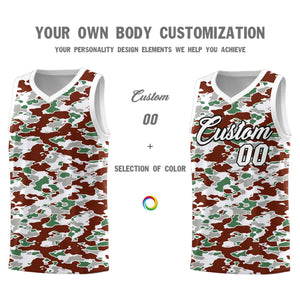 Custom Personalized Camo Sets Sports Uniform Basketball Jersey