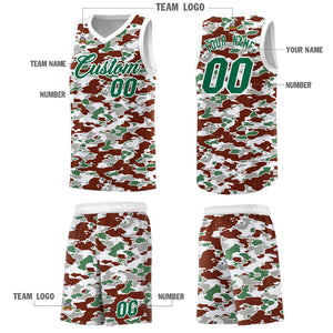 Custom Personalized Camo Sets Sports Uniform Basketball Jersey