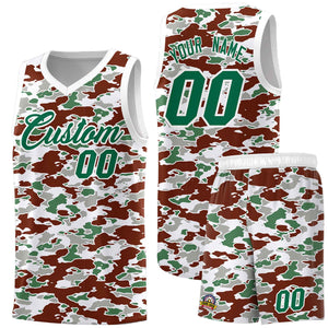 Custom Personalized Camo Sets Sports Uniform Basketball Jersey