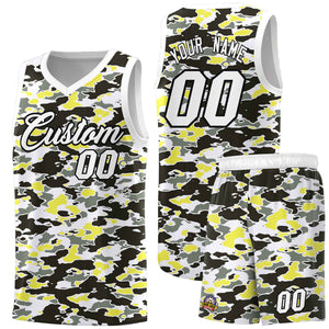 Custom Personalized Camo Sets Sports Uniform Basketball Jersey