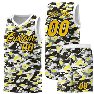 Custom Personalized Camo Sets Sports Uniform Basketball Jersey