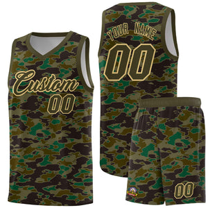 Custom Personalized Camo Sets Sports Uniform Basketball Jersey