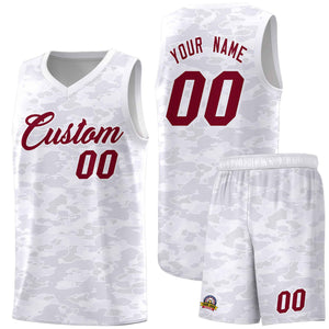 Custom Personalized Camo Sets Sports Uniform Basketball Jersey