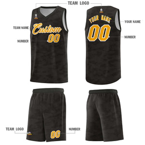 Custom Personalized Camo Sets Sports Uniform Basketball Jersey