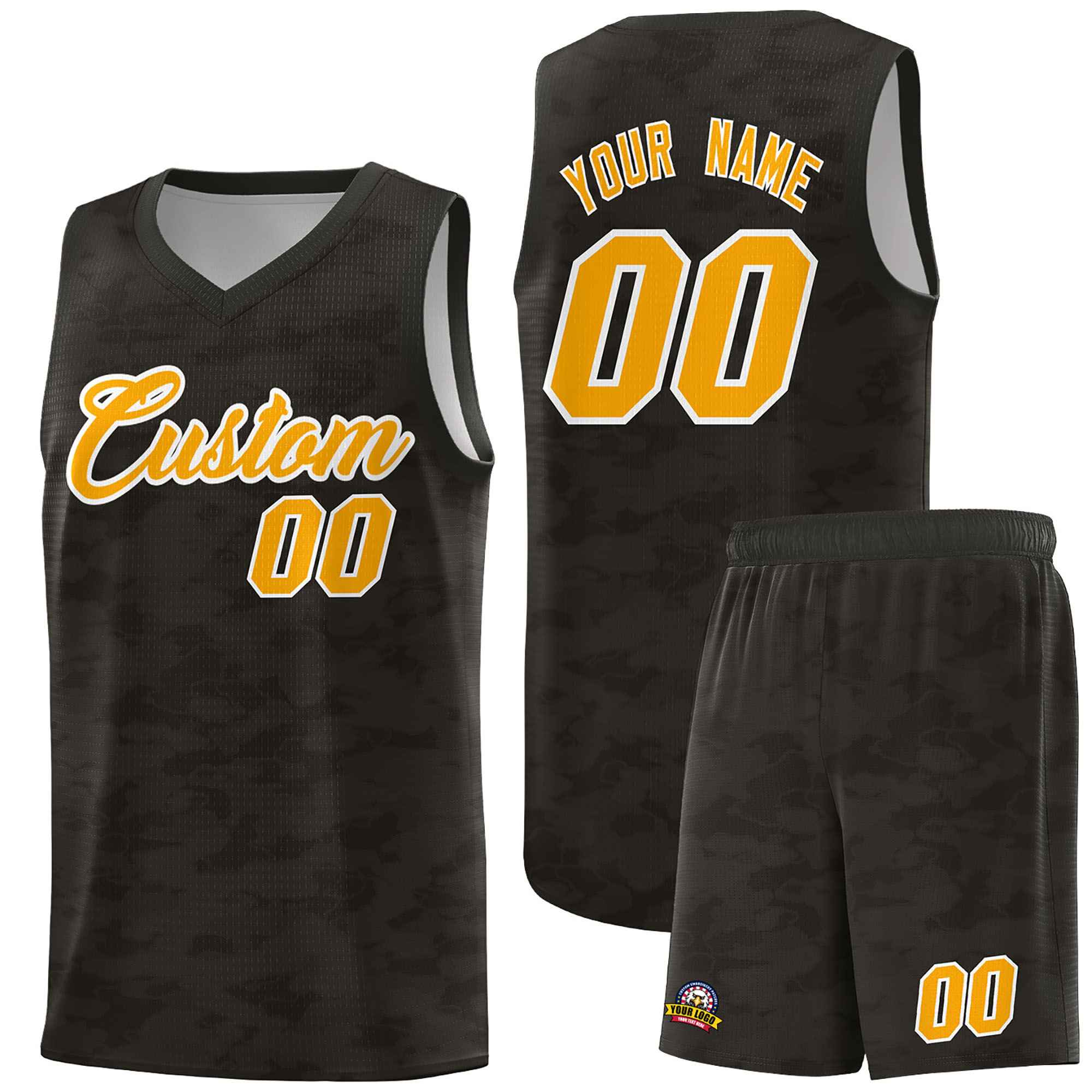 Custom Personalized Camo Sets Sports Uniform Basketball Jersey