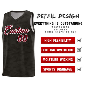 Custom Personalized Camo Sets Sports Uniform Basketball Jersey