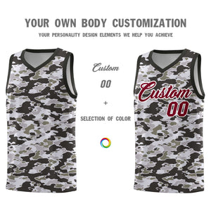 Custom Personalized Camo Sets Sports Uniform Basketball Jersey