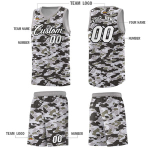 Custom Personalized Camo Sets Sports Uniform Basketball Jersey