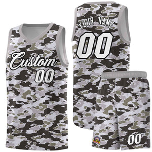 Custom Personalized Camo Sets Sports Uniform Basketball Jersey