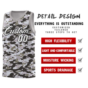 Custom Personalized Camo Sets Sports Uniform Basketball Jersey