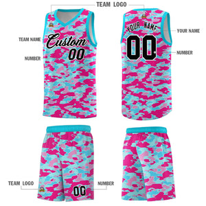 Custom Personalized Camo Sets Sports Uniform Basketball Jersey