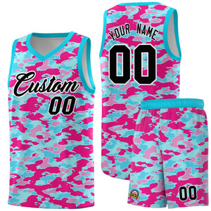 Custom Personalized Camo Sets Sports Uniform Basketball Jersey