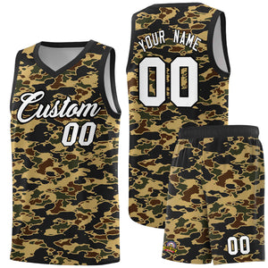 Custom Personalized Camo Sets Sports Uniform Basketball Jersey