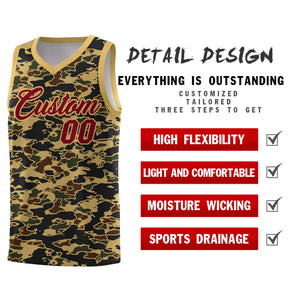 Custom Personalized Camo Sets Sports Uniform Basketball Jersey