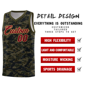 Custom Personalized Camo Sets Sports Uniform Basketball Jersey