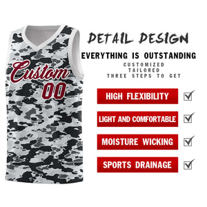 Custom Personalized Camo Sets Sports Uniform Basketball Jersey