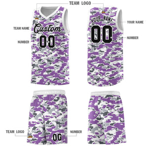 Custom Personalized Camo Sets Sports Uniform Basketball Jersey