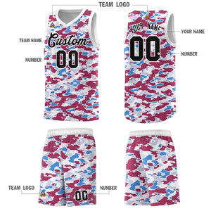 Custom Personalized Camo Sets Sports Uniform Basketball Jersey