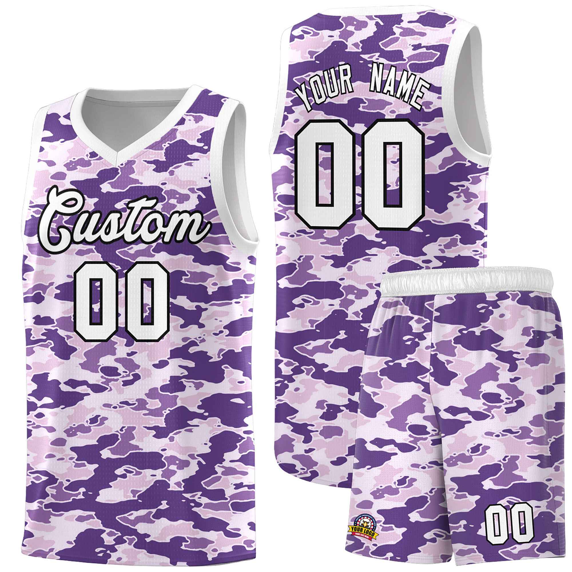 Custom Personalized Camo Sets Sports Uniform Basketball Jersey