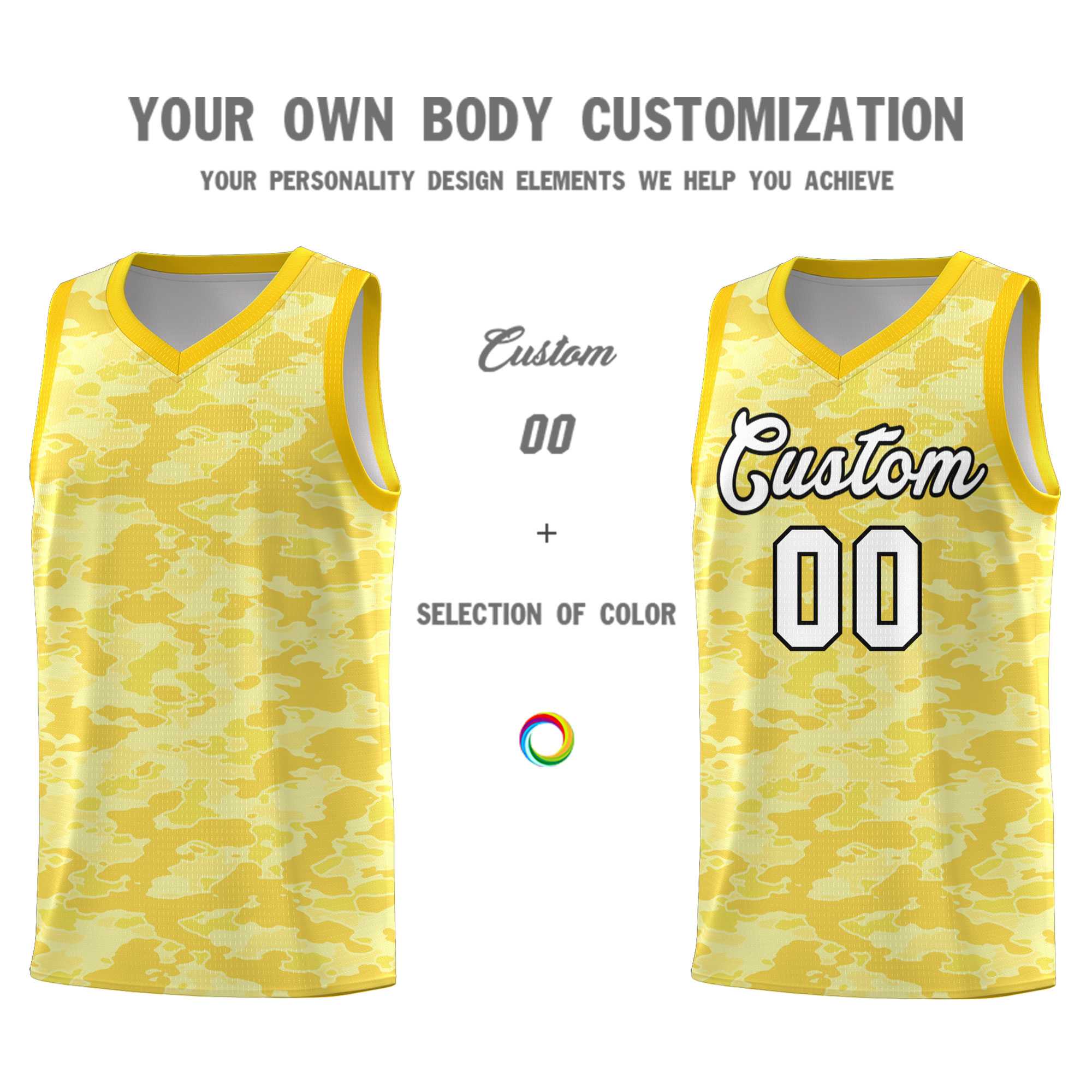 Custom Personalized Camo Sets Sports Uniform Basketball Jersey