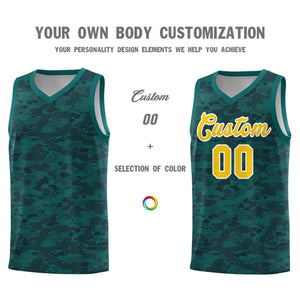 Custom Personalized Camo Sets Sports Uniform Basketball Jersey