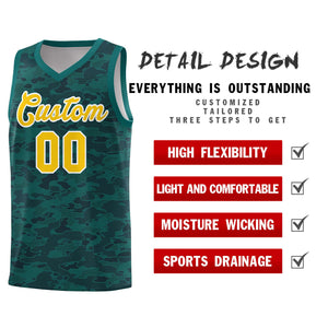 Custom Personalized Camo Sets Sports Uniform Basketball Jersey