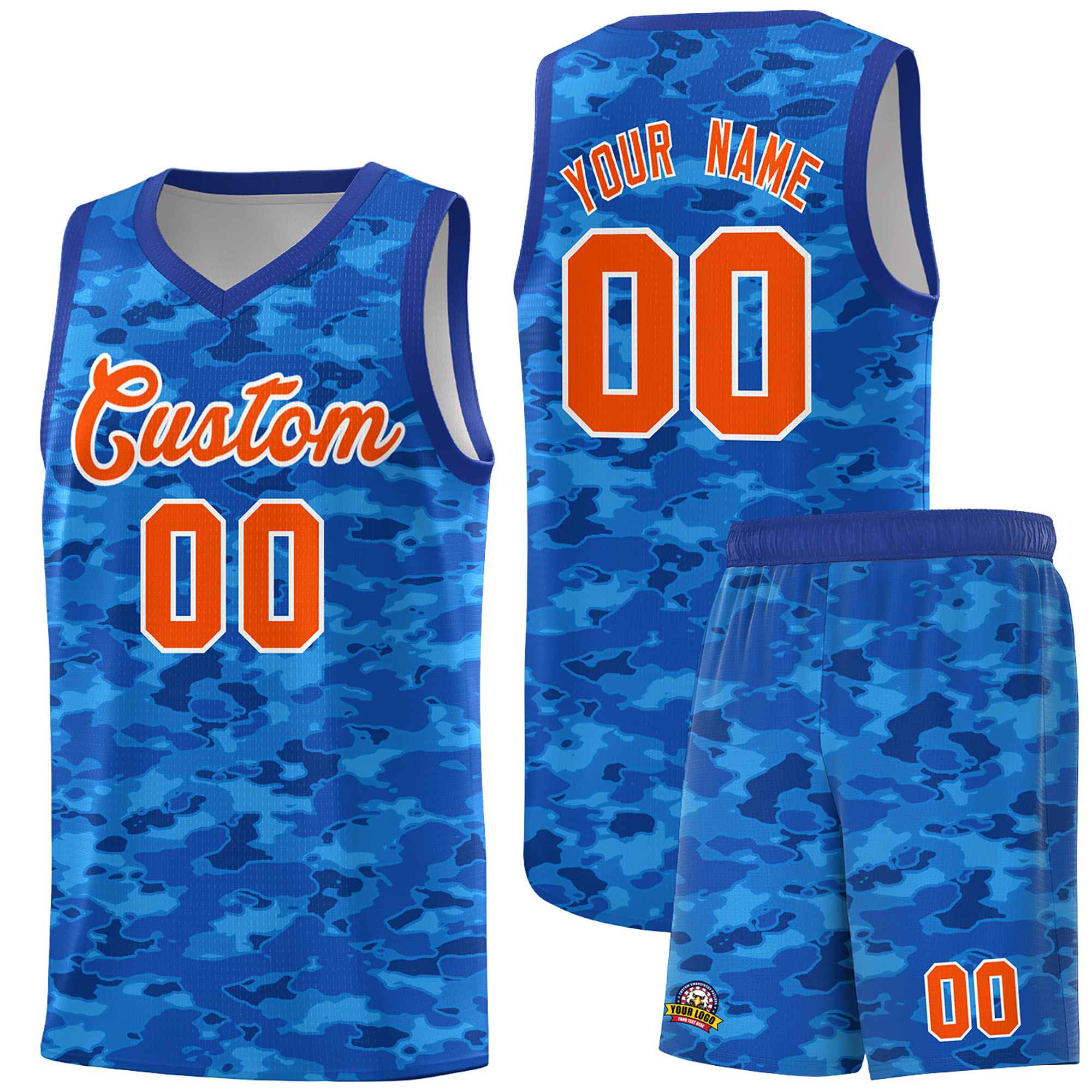 Custom Personalized Camo Sets Sports Uniform Basketball Jersey