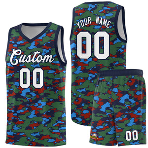 Custom Personalized Camo Sets Sports Uniform Basketball Jersey