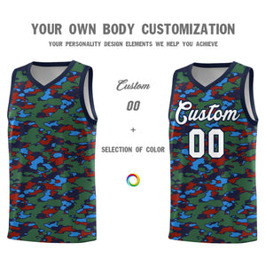 Custom Personalized Camo Sets Sports Uniform Basketball Jersey