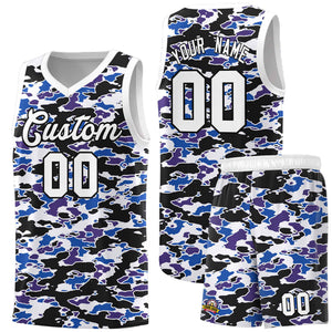 Custom Personalized Camo Sets Sports Uniform Basketball Jersey