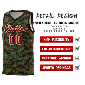 Custom Personalized Camo Sets Sports Uniform Basketball Jersey