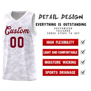 Custom Personalized Camo Sets Sports Uniform Basketball Jersey