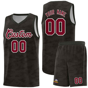 Custom Personalized Camo Sets Sports Uniform Basketball Jersey