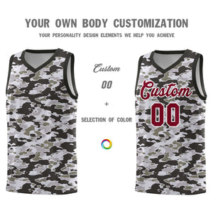 Custom Personalized Camo Sets Sports Uniform Basketball Jersey