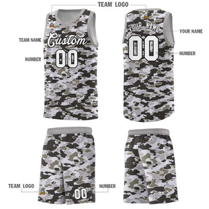 Custom Personalized Camo Sets Sports Uniform Basketball Jersey