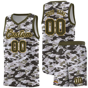 Custom Personalized Camo Sets Sports Uniform Basketball Jersey