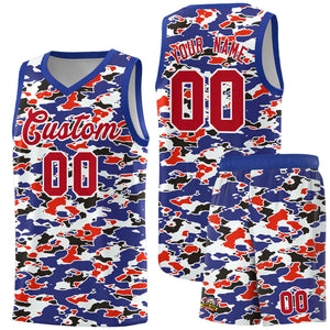 Custom Personalized Camo Sets Sports Uniform Basketball Jersey