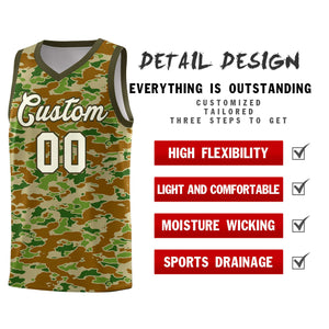 Custom Personalized Camo Sets Sports Uniform Basketball Jersey