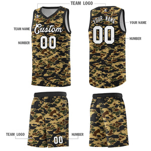 Custom Personalized Camo Sets Sports Uniform Basketball Jersey