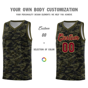 Custom Personalized Camo Sets Sports Uniform Basketball Jersey