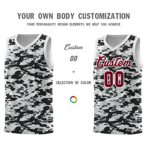 Custom Personalized Camo Sets Sports Uniform Basketball Jersey