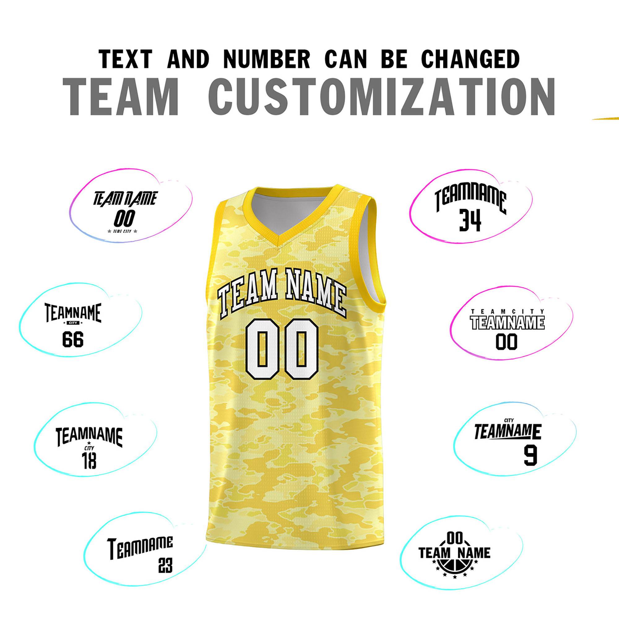 Custom Personalized Camo Sets Sports Uniform Basketball Jersey