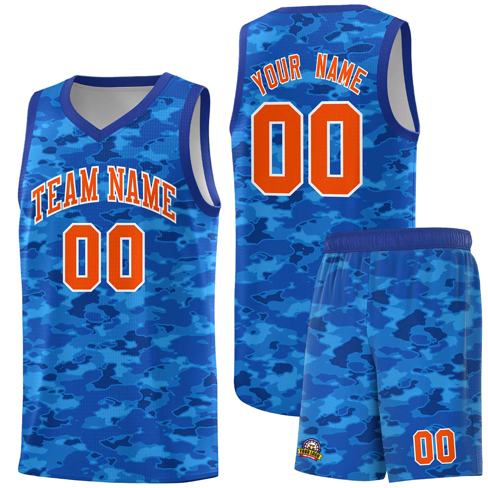 Custom Personalized Camo Sets Sports Uniform Basketball Jersey