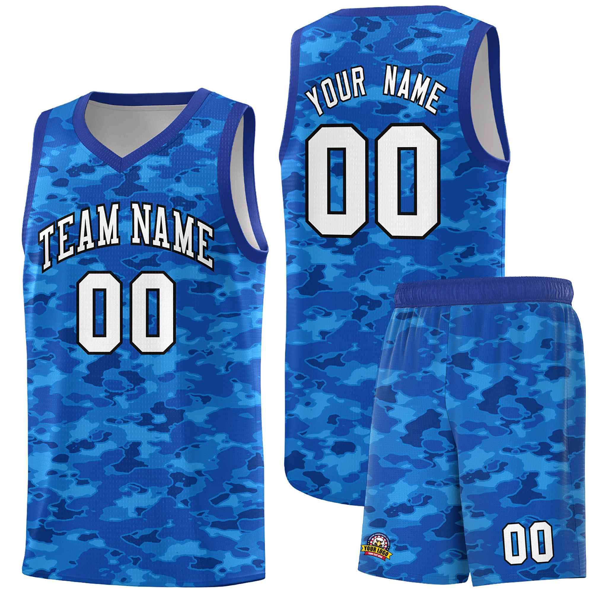 Custom Personalized Camo Sets Sports Uniform Basketball Jersey